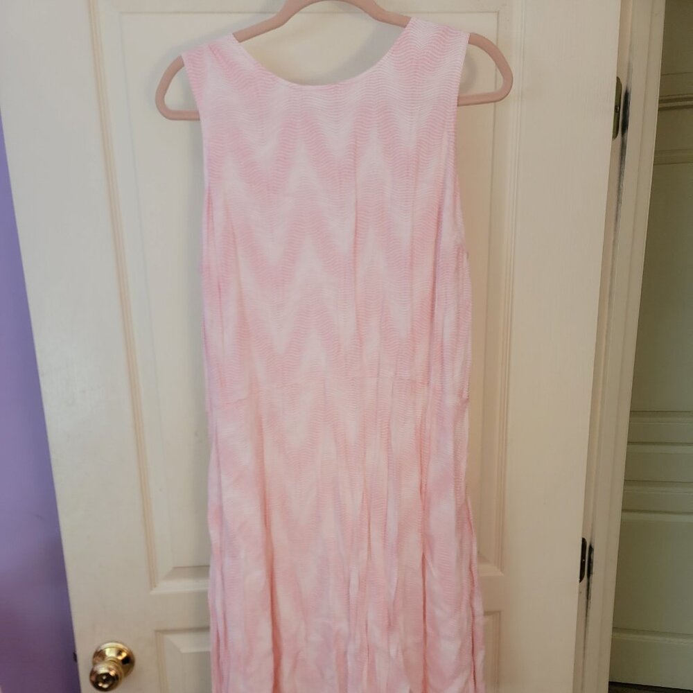 Gap Pink White Dress Size XL